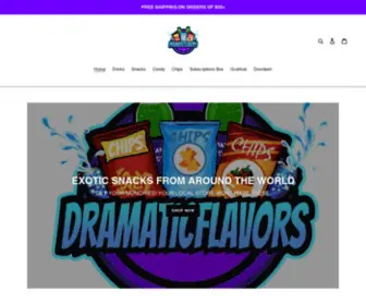 DramaticFlavors.com(Exotic Munchies From Across The World) Screenshot