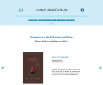 Dramaturges.qc.ca(Accueil) Screenshot