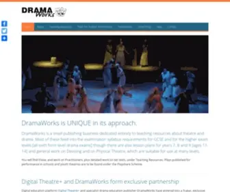 Dramaworks.co.uk(Drama Teaching Resources for Schools & Colleges) Screenshot