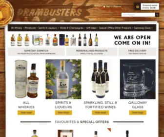 Drambusters.com(Buy Whisky) Screenshot