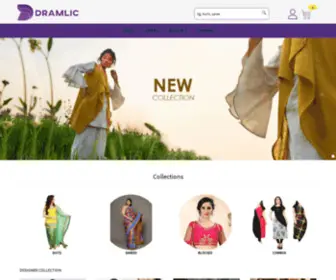 Dramlic.com(One stop solution for Indian ethnic wear shopping) Screenshot