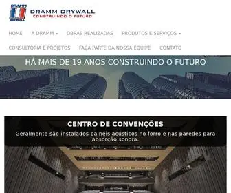 Drammdrywall.com.br(Dramm Drywall) Screenshot