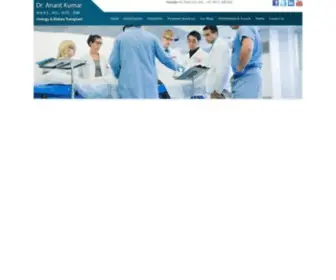 Dranantkumarurologist.com(Best Robotic Surgeon In Delhi) Screenshot