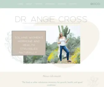 Drangiecross.com(Solving Women's Hormone and Health Struggles Naturally) Screenshot