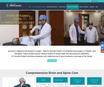 Draniruddhkulkarni.com(Accuracy in diagnosis and precision in surgery) Screenshot