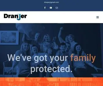 Dranjer.com(Affordable Radon Gas Mitigation with Dranjer Floor Drains) Screenshot