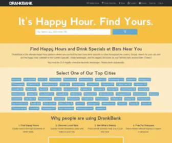 Drankbank.com(Happy Hour Calendar) Screenshot