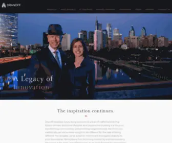 Dranoffproperties.com(Dranoff Properties develops luxury living solutions at a level of craftsmanship) Screenshot