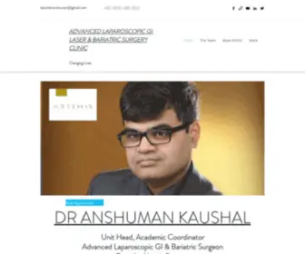 Dranshumankaushal.com(Best Surgeon Gurgaon Laser piles) Screenshot