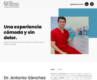 Drantoniosanchez.mx(Centro Odontológico) Screenshot