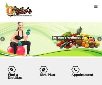 Dranudiet.com(Dietitian Dr. Arunpreet Kaur) Screenshot