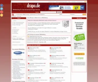 Drapo.de(Willkommen bei Webkatalog) Screenshot