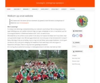 Drariens.nl(Scouting Dr. Ariënsgroep Apeldoorn) Screenshot