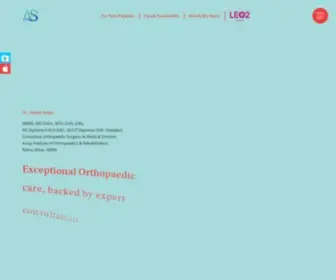 Drashishsingh.com(Best Orthopedic Doctor Expert in Orthopedic Robotic Surgery) Screenshot