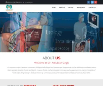 Drashutoshurology.com(Best urologist in noida) Screenshot