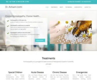 Drashwinijoshi.com(Dr Ashwini's Homeopathy Clinic) Screenshot