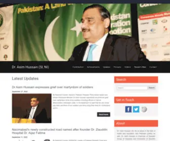 Drasimhussain.com(Asim Hussain (SI) Screenshot