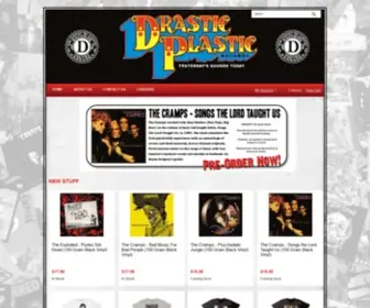 DrasticPlasticonline.com(Drastic Plastic Records) Screenshot