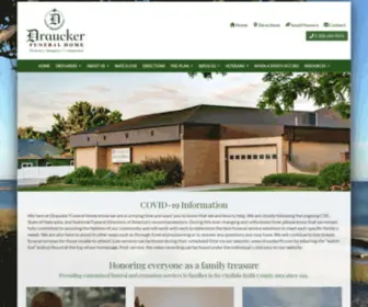 Drauckerfuneralhome.com(Draucker Funeral Home) Screenshot