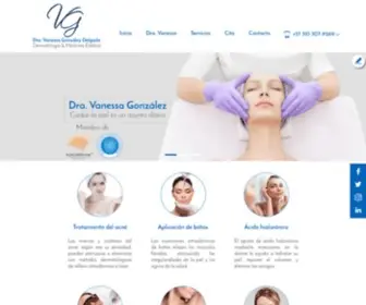 Dravanessagonzalez.com(Dermatólogo) Screenshot