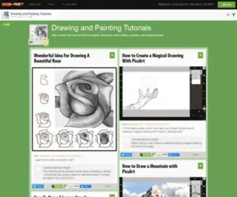 Draw-Paint.com(Drawing and Painting Tutorials) Screenshot