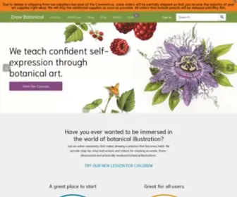 Drawbotanical.com(Home-Learn Botanical Drawing) Screenshot