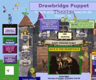 Drawbridgepuppets.com(Drawbridge Puppet Theater) Screenshot