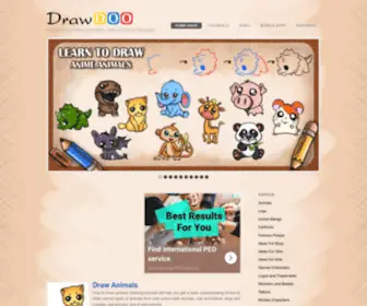 Drawdoo.com(How to Draw) Screenshot