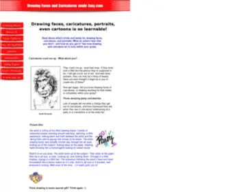 Drawing-Faces-AND-Caricatures-Made-Easy.com(Drawing Faces and Drawing Caricatures is Learnable) Screenshot