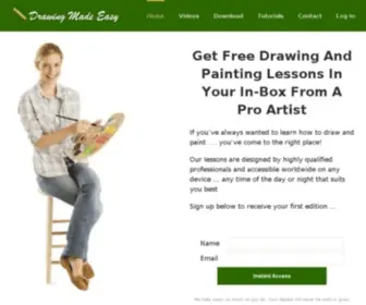 Drawing-Made-Easy.com(How To Draw People With These Step By Step Video Lessons) Screenshot