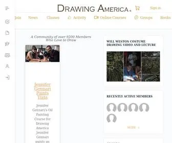 Drawingamerica.com(Drawing america buy a course) Screenshot