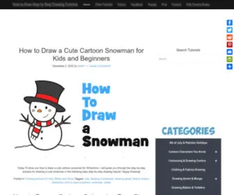 Drawinghowtodraw.com(Learn How to Draw with Easy Lessons) Screenshot