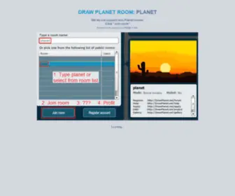 Drawplanet.net(Draw Planet) Screenshot