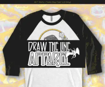 Drawthelineapparel.com(I apologize for the inconvenience but DTL) Screenshot