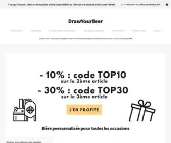 Drawyourbeer.com(La bière personnalisée artisanale) Screenshot