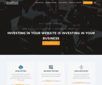 Draxhost.com(Best web hosting in Serbia) Screenshot