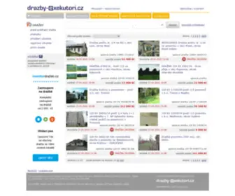 Drazby-Exekutori.cz(Aktuální) Screenshot