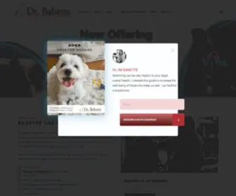 Drbabette.com(Babette Traditional & Holistic Veterinary Care) Screenshot