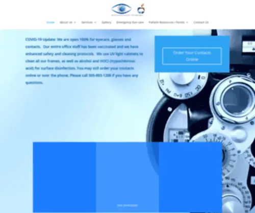 Drbabington.com(Dr Babington OD) Screenshot