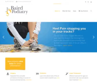 Drbaird.net(Baird Podiatry) Screenshot