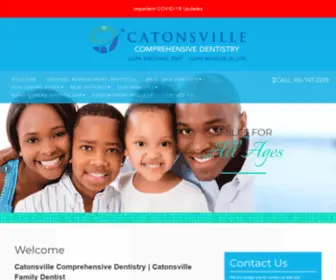 Drbaronas.com(Catonsville Comprehensive Dentistry) Screenshot