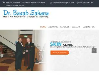 Drbasabsahanaclinic.com(Basab Sahana"s Skin Clinic) Screenshot