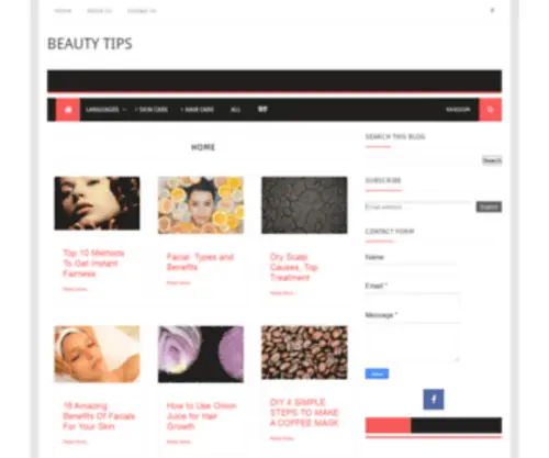 Drbeautytips.com(Beauty Tips) Screenshot