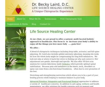 Drbeckylaird.com(Life Source Healing Center) Screenshot