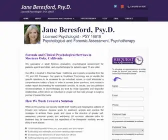 Drberesford.com(Forensic Psychologist Los Angeles) Screenshot