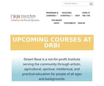 Drbi.org(Desert Rose Bahá'í Institute) Screenshot