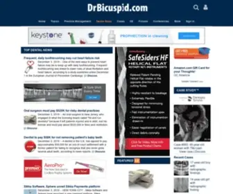 Drbicuspid.com(Dental news) Screenshot
