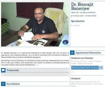 Drbiswajitbanerjee.com(Biswajit Banerjee) Screenshot