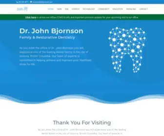 DRbjornson.com(Victoria Dentist) Screenshot