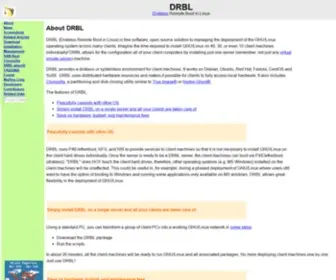 DRBL.org(About) Screenshot